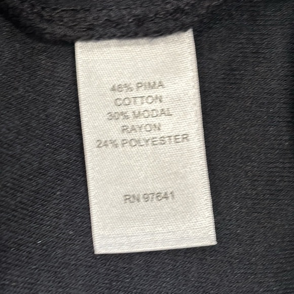 J. Jill Pure Jill Black Velour Long Sleeve Shift Dress with Pockets - Picture 8 of 10